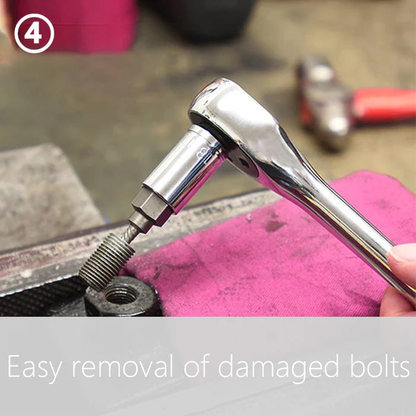 Nexora™ Screw Extractor Kit – 10 PCS Damaged & Stripped Screw Remover