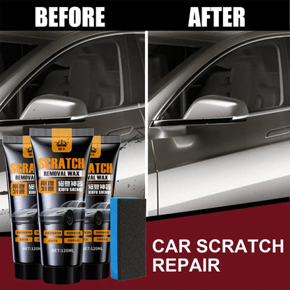 Nexora™ Car Scratch Remover Wax Kit 120ml – Paint Repair & Shine Restorer