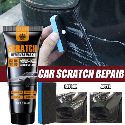 Nexora™ Car Scratch Remover Wax Kit 120ml – Paint Repair & Shine Restorer