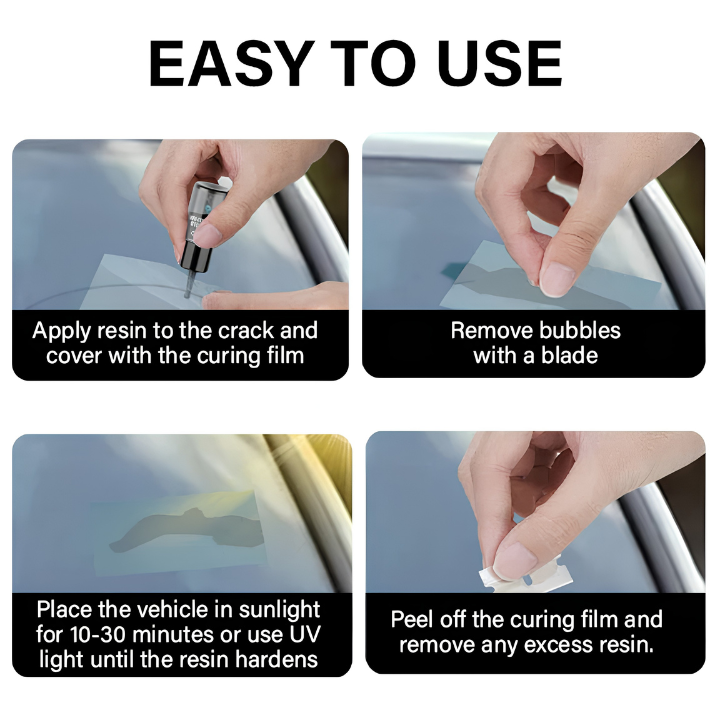 Nexora™ Windshield Chip & Crack Repair Kit